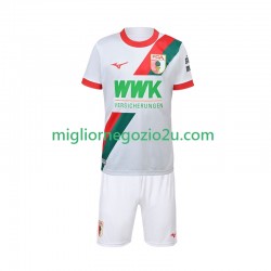 Maglia FC Augsburg Bambino Casa Divisa 2025-2026 Manica Corta