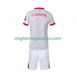 Maglia FC Augsburg Bambino Casa Divisa 2025-2026 Manica Corta