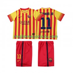 Maglia FC Barcelona Neymar JR 11 2013 2014 Retro Bambino Trasferta Divisa Manica Corta