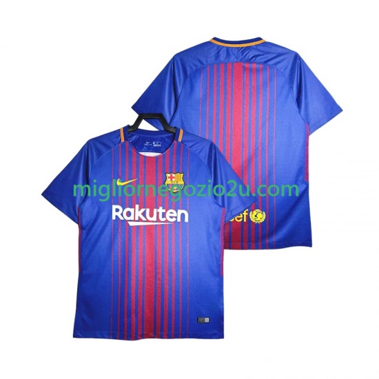 Maglia FC Barcelona 2017-20168 Retro Uomo Casa Divisa Manica Corta