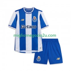 Maglia FC Porto Bambino Casa Divisa 2025-2026 Manica Corta