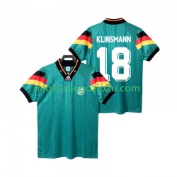 Maglia Germania KLINSMANN 18 1992 Retro Uomo Trasferta Divisa Manica Corta