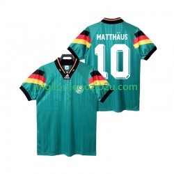 Maglia Germania MATTHAUS 10 1992 Retro Uomo Trasferta Divisa Manica Corta