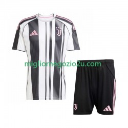 Maglia Juventus Bambino Casa Divisa 2025-2026 Manica Corta
