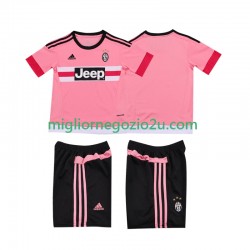 Maglia Juventus 2015 2016 Retro Bambino Trasferta Divisa Manica Corta