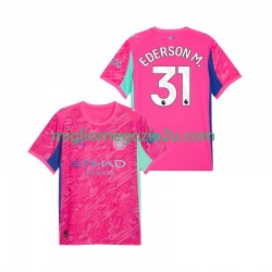 Maglia Manchester City Ederson Moraes 31 Portiere Uomo Trasferta Divisa 2025-2026 Manica Corta