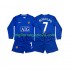 Maglia Manchester United Cristiano Ronaldo 7 Retro Bambino Trasferta Divisa 2008 Manica Lunga