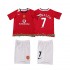 Maglia Manchester United Cristiano Ronaldo 7 Retro Bambino Casa Divisa 2004 2006 Manica Corta