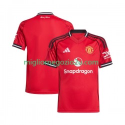 Maglia Manchester United Uomo Casa Divisa 2025-2026 Manica Corta