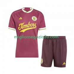 Maglia Portland Timbers Bambino Terza Divisa 2024 Manica Corta