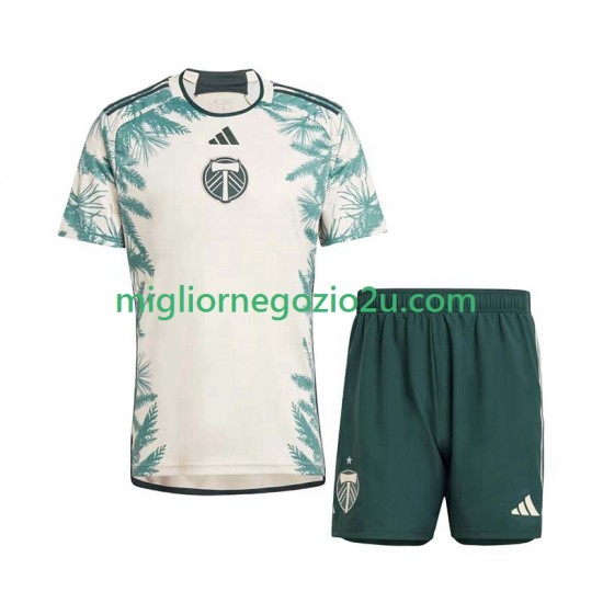 Maglia Portland Timbers Bambino Trasferta Divisa 2024 Manica Corta