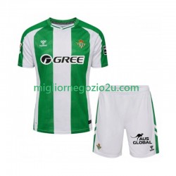 Maglia Real Betis Bambino Casa Divisa 2025-2026 Manica Corta