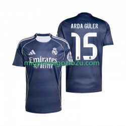 Maglia Real Madrid Arda Guler 15 Uomo Trasferta Divisa 2025-2026 Manica Corta