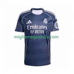 Maglia Real Madrid Uomo Trasferta Divisa 2025-2026 Manica Corta