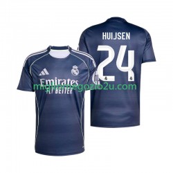 Maglia Real Madrid Huijsen 24 Uomo Trasferta Divisa 2025-2026 Manica Corta