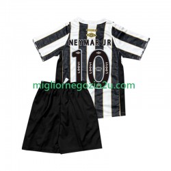 Maglia Santos FC Neymar JR 10 Bambino Trasferta Divisa 2025-2026 Manica Corta