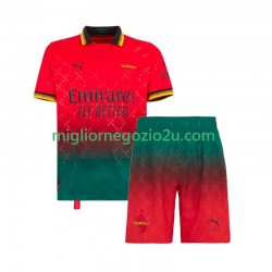 Maglia AC Milan Portiere Bambino Quarta Divisa 2024-2025 Manica Corta