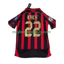 Maglia AC Milan KAKA 8 2007 Retro Uomo Casa Divisa 2006 Manica Corta