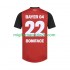 Maglia Bayer 04 Leverkusen Victor Boniface 22 Uomo Casa Divisa 2024-2025 Manica Corta