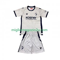 Maglia CA Osasuna Bambino Trasferta Divisa 2024-2025 Manica Corta