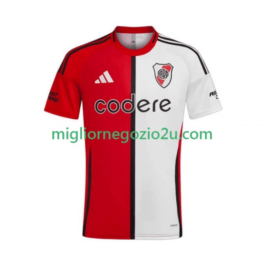 Maglia CA River Plate Uomo Casa Divisa 2025-2026 Manica Corta
