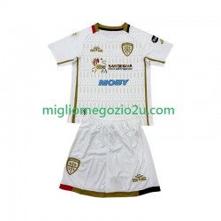 Maglia Cagliari Bambino Trasferta Divisa 2024-2025 Manica Corta