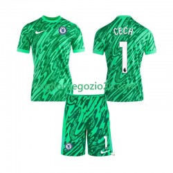 Maglia Chelsea CECH 1 Portiere Bambino Terza Divisa 2024-2025 Manica Corta