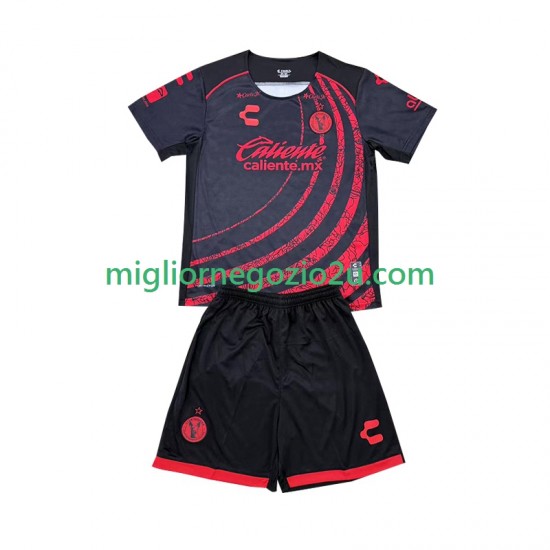 Maglia Club Tijuana Bambino Casa Divisa 2024-2025 Manica Corta