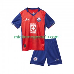Maglia Cruz Azul Bambino Terza Divisa 2024-2025 Manica Corta