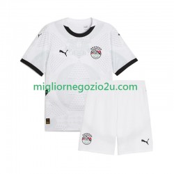 Maglia Egitto Bambino Trasferta Divisa 2024-2025 Manica Corta