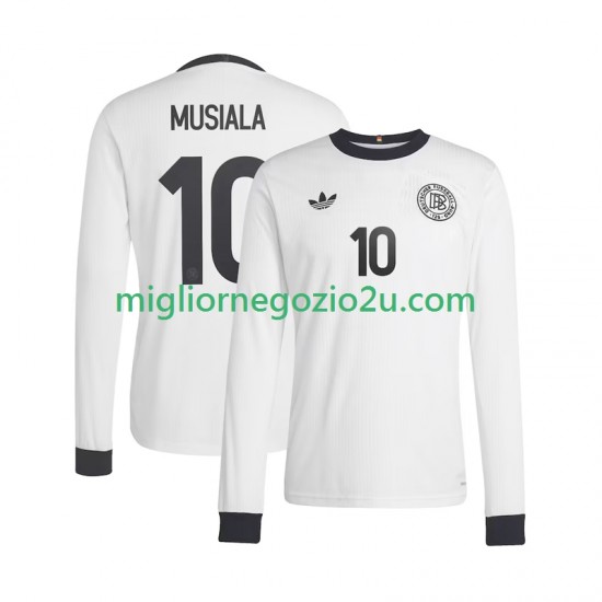 Maglia Germania Jamal Musiala 10 ANVERSARY Uomo Casa Divisa 2025 Manica Lunga