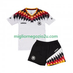 Maglia Germania Retro Bambino Casa Divisa 1994 Manica Corta
