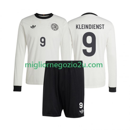 Maglia Germania Tim Kleindienst 9 ANVERSARY Bambino Casa Divisa 2025 Manica Lunga