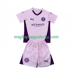 Maglia Girona Bambino Terza Divisa 2024-2025 Manica Corta