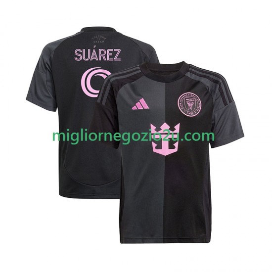 Maglia Inter Miami Suárez Luis 9 Uomo Trasferta Divisa 2025 Manica Corta