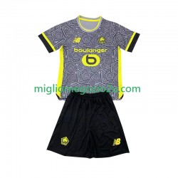 Maglia LOSC Lille Bambino Terza Divisa 2024-2025 Manica Corta