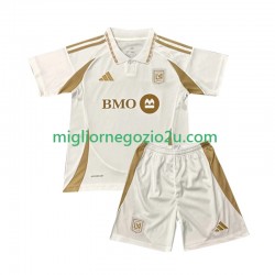 Maglia Los Angeles FC Bambino Trasferta Divisa 2025 Manica Corta