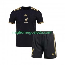 Maglia Messico Gold Cup Bambino Casa Divisa 2025 Manica Corta