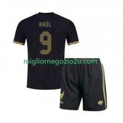 Maglia Messico Raul Jimenez 9 Gold Cup Bambino Casa Divisa 2025 Manica Corta
