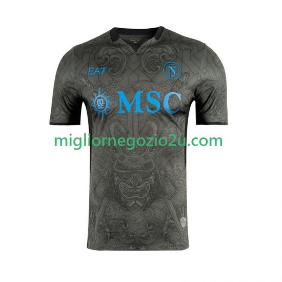 Maglia Napoli Uomo Terza Divisa 2024-2025 Manica Corta