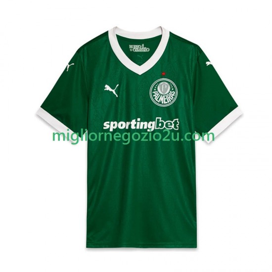 Maglia Palmeiras Uomo Casa Divisa 2025 Manica Corta