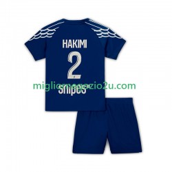 Maglia Paris Saint-Germain Hakimi 2 Bambino Quarta Divisa 2024-2025 Manica Corta