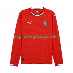 Maglia Portogallo Uomo Casa Divisa 2025 Manica Lunga