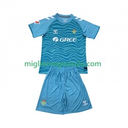 Maglia Real Betis Portiere Bambino Trasferta Divisa 2024-2025 Manica Corta