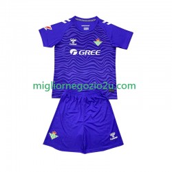Maglia Real Betis Portiere Bambino Terza Divisa 2024-2025 Manica Corta
