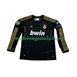 Maglia Real Madrid Cristiano Ronaldo 7 -2012 Uomo Trasferta Divisa 2011 Manica Lunga