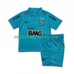 Maglia Santos FC 2012 Retro Bambino Terza Divisa 2011 Manica Corta