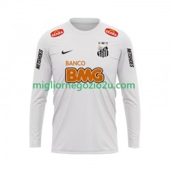 Maglia Santos FC 2012 Retro Uomo Casa Divisa 2011 Manica Lunga