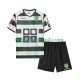 Maglia Sporting CP 2001 2003 Retro Bambino Casa Divisa Manica Corta