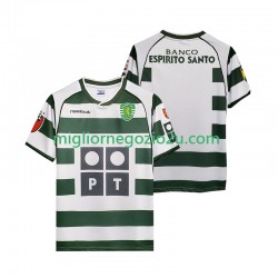 Maglia Sporting CP 2001 2003 Retro Uomo Casa Divisa Manica Corta